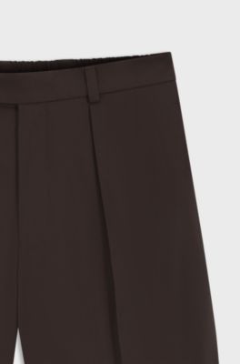 BOSS BY BECKHAM shorts in cotton, Brown