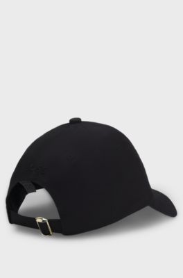 Cotton cap with Double B logo detail, Black