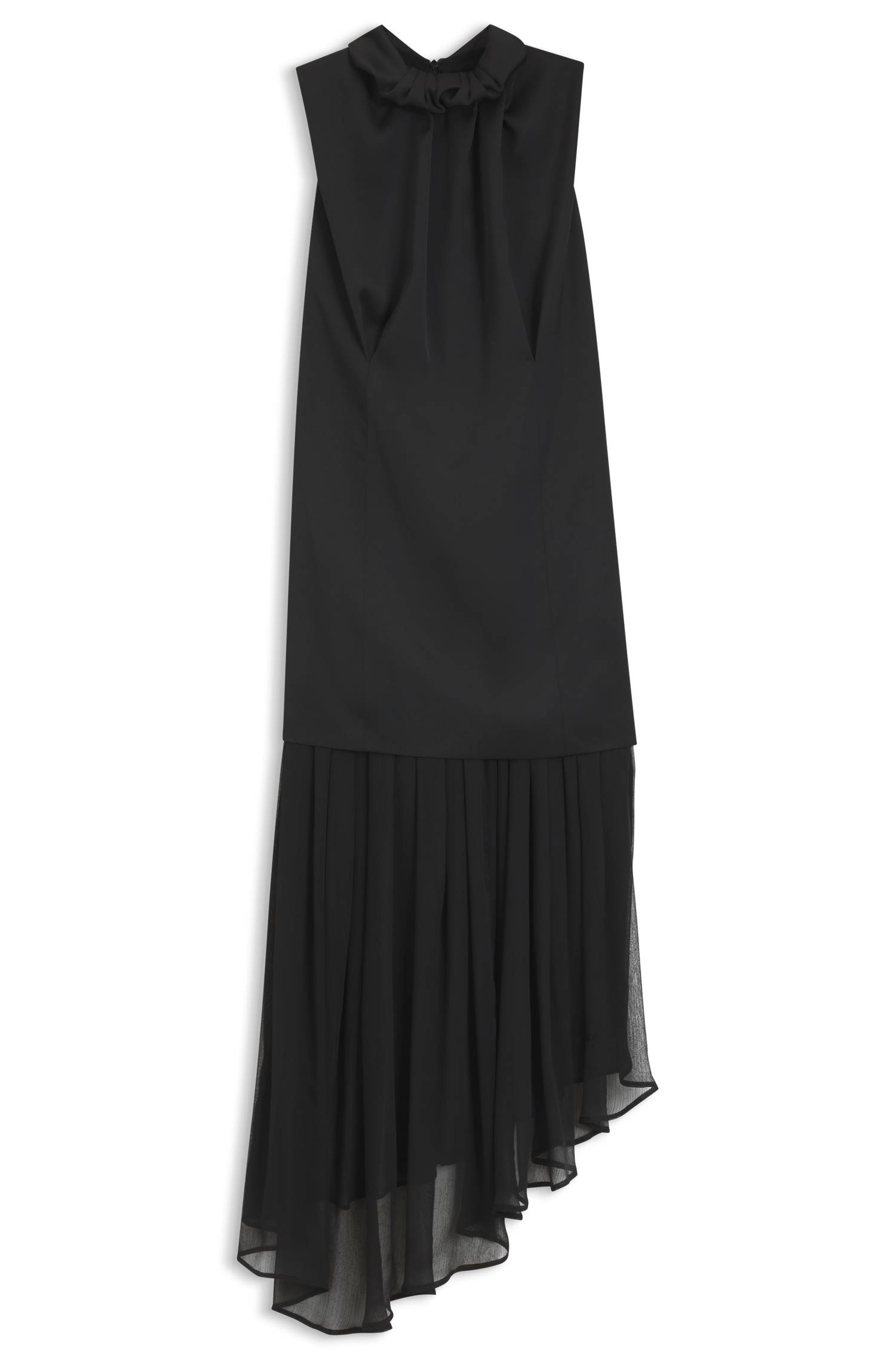 Hugo x entire studios satin and chiffon dress klänningar dam – bild 4