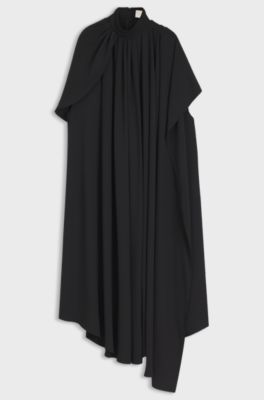 HUGO x entire studios cape dress, Black