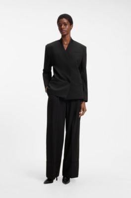 HUGO x entire studios oversized-fit blazer, Black