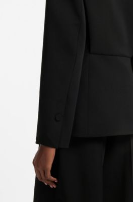 HUGO x entire studios oversized-fit blazer, Black