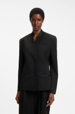 HUGO x entire studios oversized-fit blazer, Black