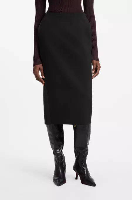 HUGO x entire studios pencil skirt in mixed materials