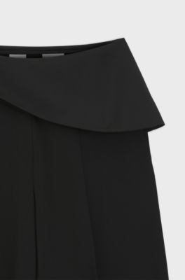 HUGO x entire studios wide-leg trousers, Black