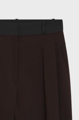 HUGO x entire studios relaxed-fit trousers, Dark Brown