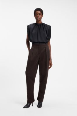 HUGO x entire studios relaxed-fit trousers, Dark Brown