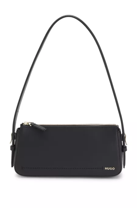 Crossbody bag with logo lettering