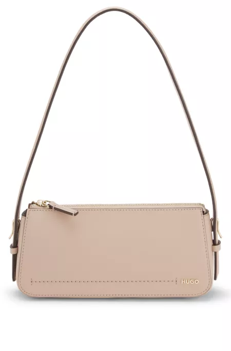 Bolso de bandolera con letras de logo