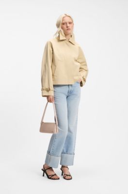 Crossbodytas met logoletters, Lichtroze