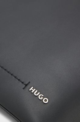 Buideltas met logoletters, Zwart