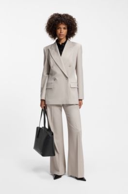 Tote bag med bokstavslogga, Svart