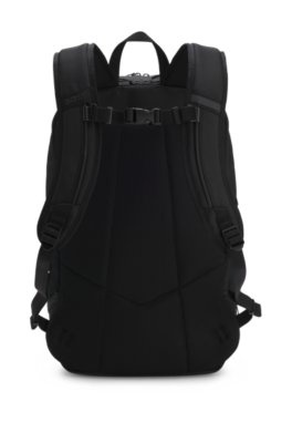Boss Backpack in structured fabric with logo and signature stripe ryggsäckar & väskor herr – bild 3