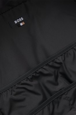 Boss Backpack in structured fabric with logo and signature stripe ryggsäckar & väskor herr – bild 2