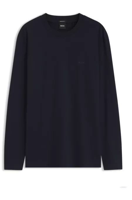 Long-sleeved T-shirt in cotton with logo detail