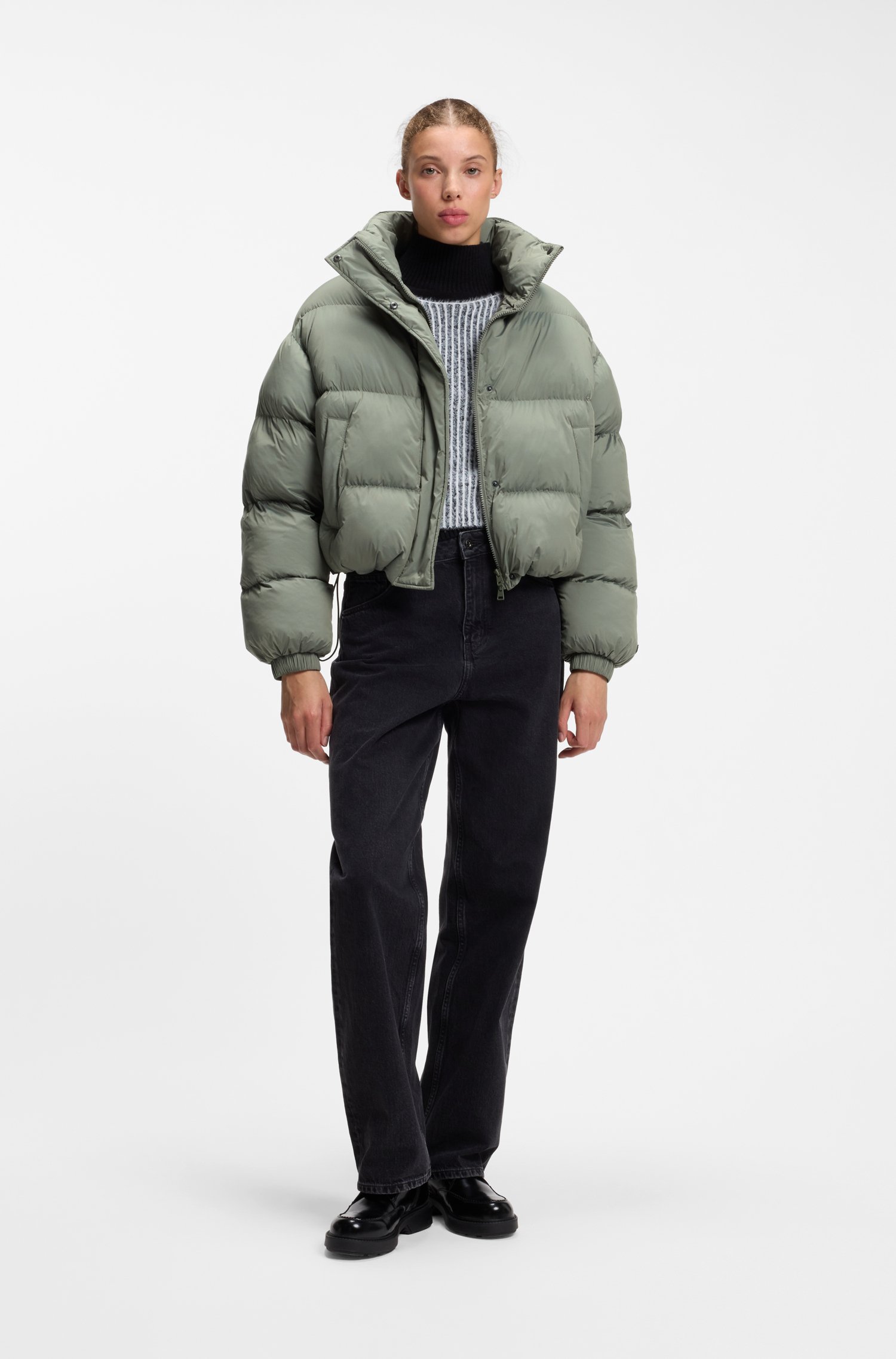 Hugo Water-repellent puffer jacket with stand collar jackor dam – bild 2