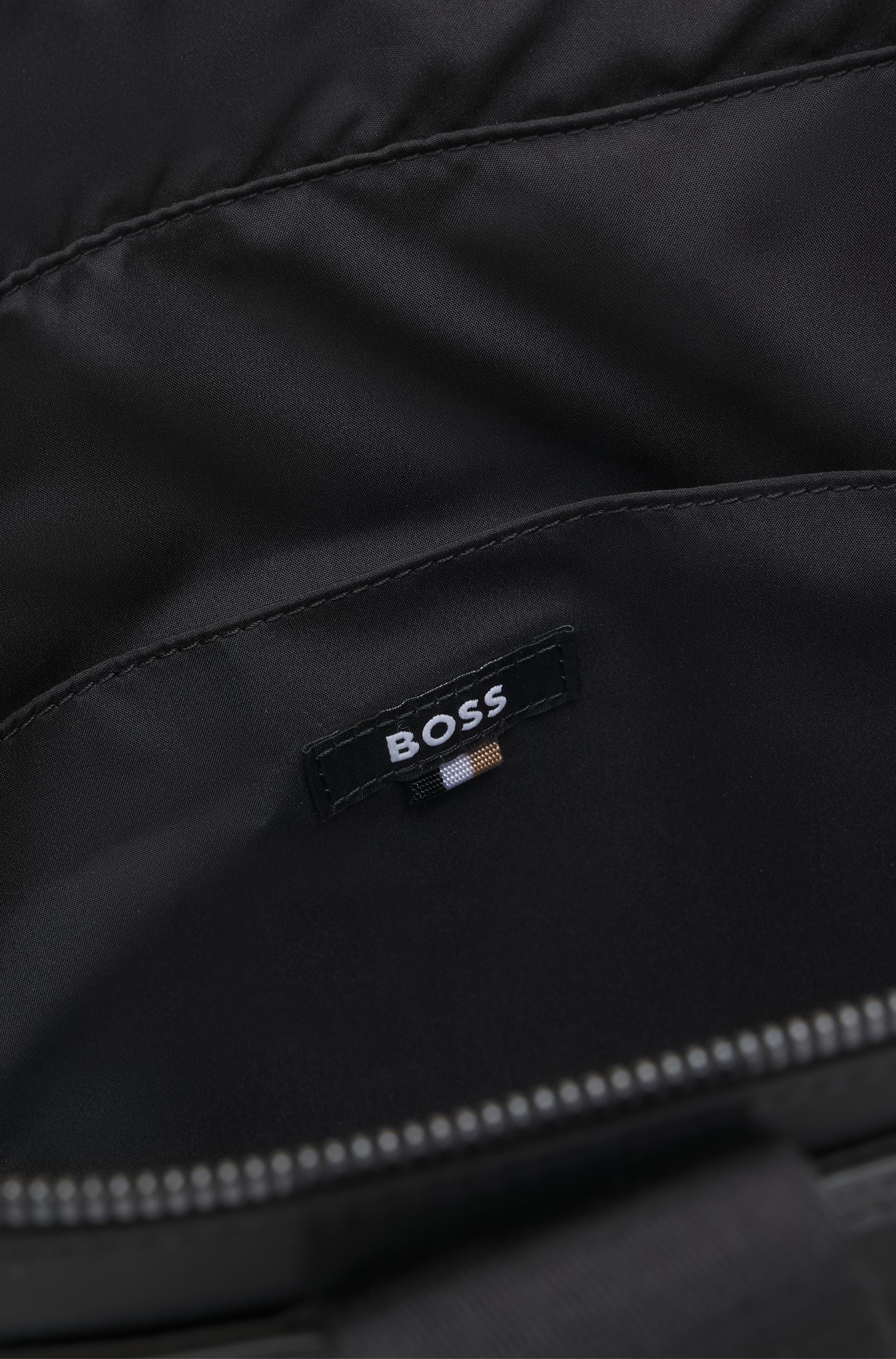 Boss Tote backpack with Double B monogram trim ryggsäckar herr – bild 2