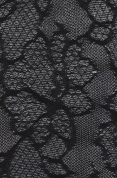Floral-patterned tights in 30 denier