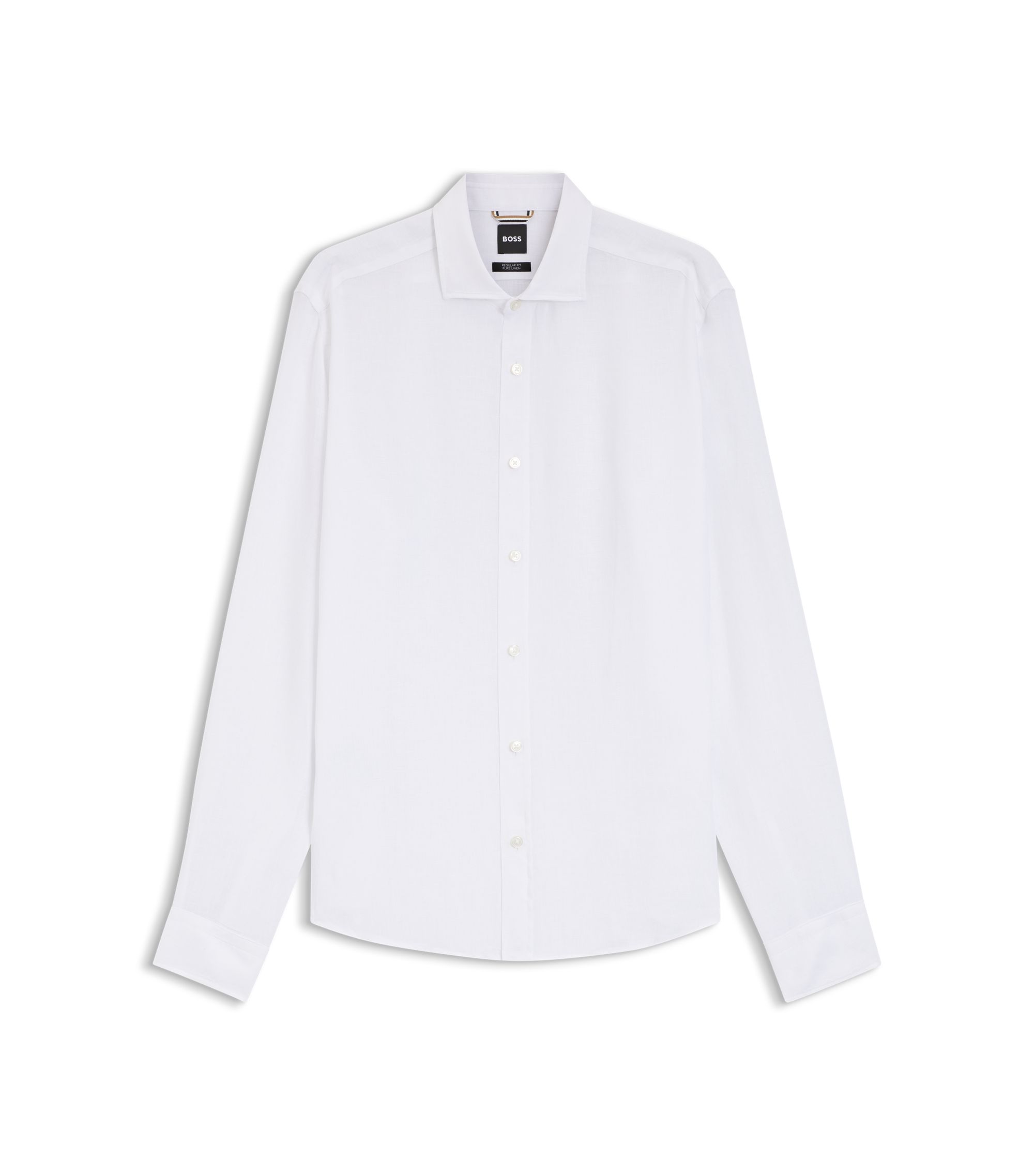 White Linen Shirt, Sand Trousers