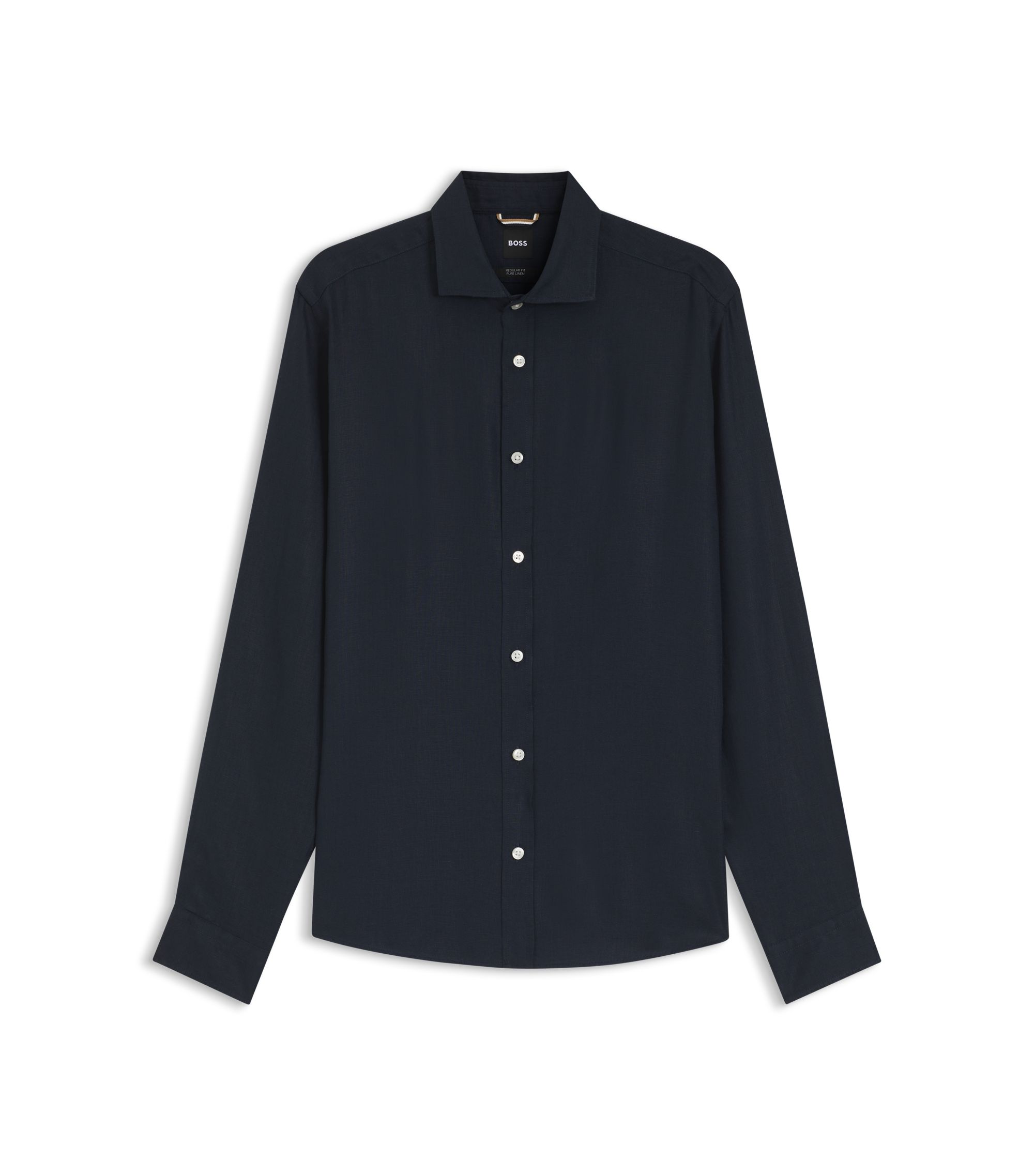 Washed Linen Shirt, Barrel Trousers