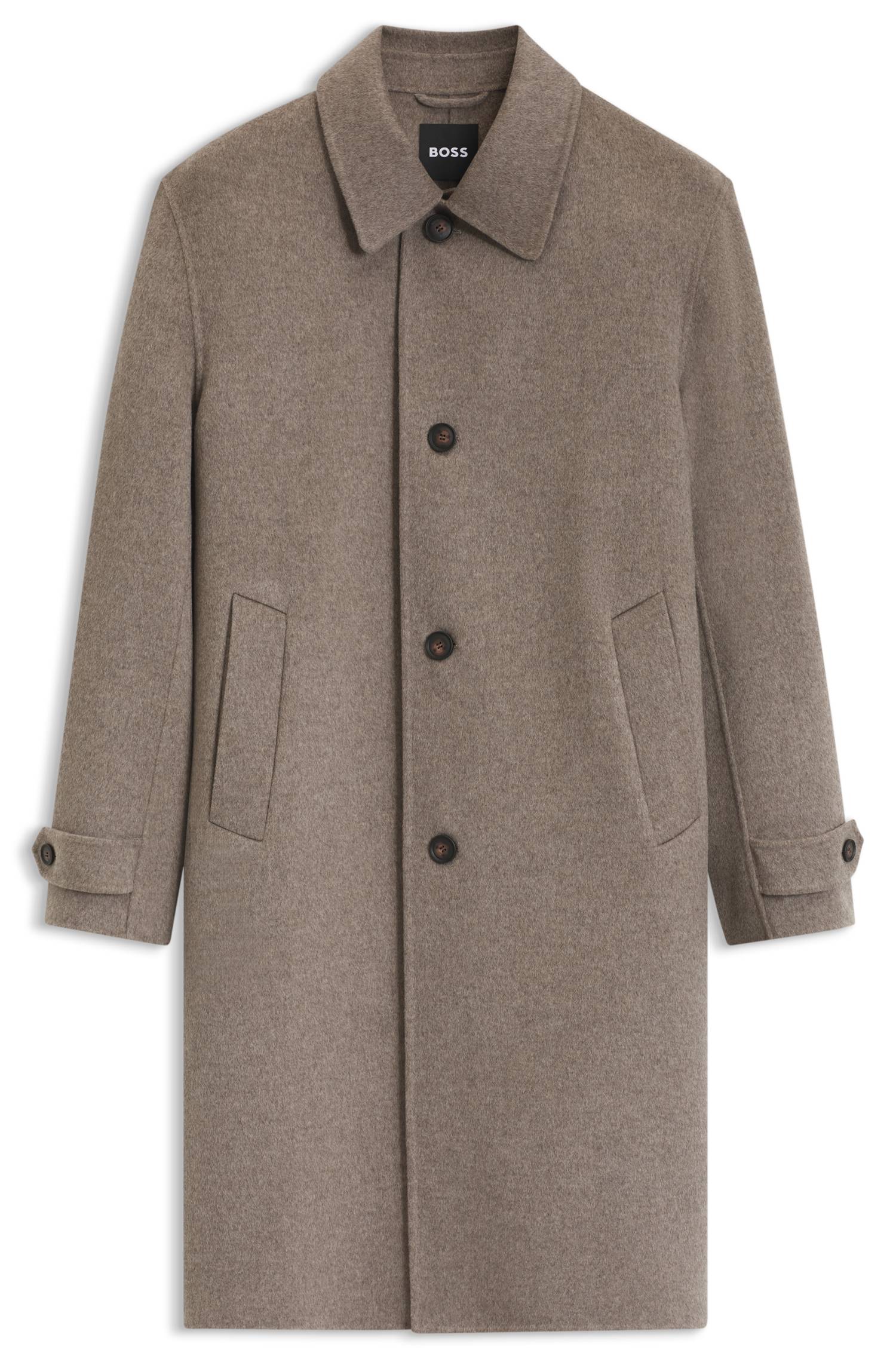 Boss Relaxed-fit coat in a wool blend kappor & rockar herr – bild 4