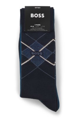 Boss Gift-boxed three-pack of cotton-blend socks övrigt herr – bild 3