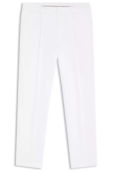 Formal trousers in a cotton blend