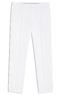 Formal trousers in a cotton blend