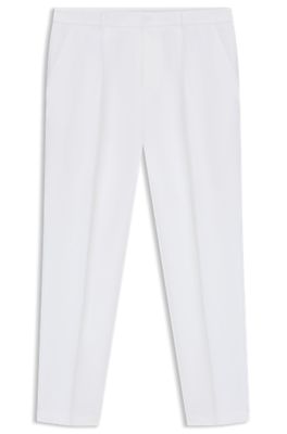 Formal trousers in a cotton blend, Light Beige
