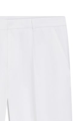Formal trousers in a cotton blend, Light Beige