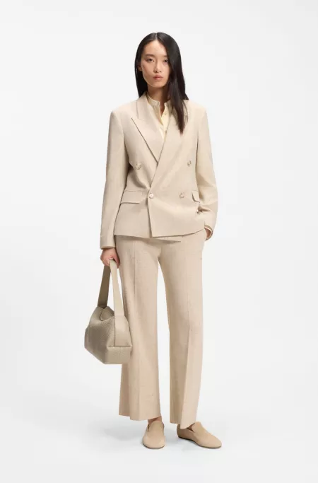 Gewebte Umhängetasche mit Double-B-Monogramm