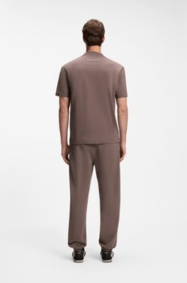 Hugo Relaxed-fit T-shirt with zigzag stitching detail herr – bild 3
