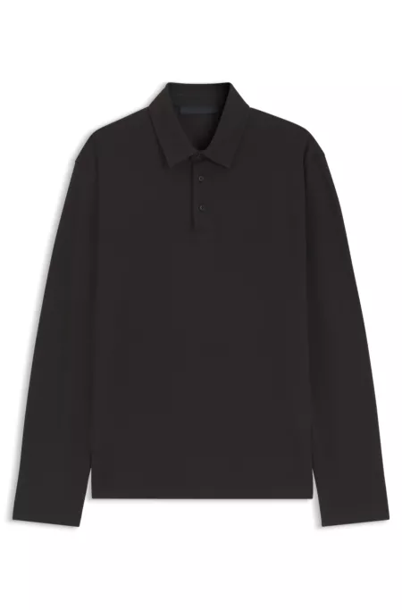 BOSS BY BECKHAM polo shirt in cotton and silk