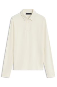 BOSS BY BECKHAM polo shirt in cotton and silk, Natural