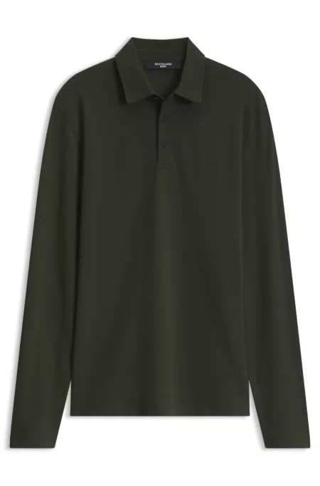 BOSS BY BECKHAM polo shirt in cotton and silk