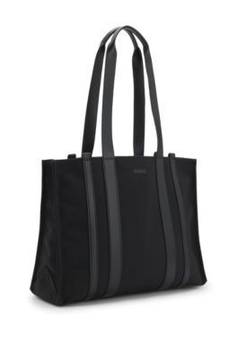 Hugo Tote bag with gold hardware and printed logo shoppingväskor & totes dam – bild 4