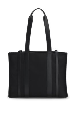 Hugo Tote bag with gold hardware and printed logo shoppingväskor & totes dam – bild 3