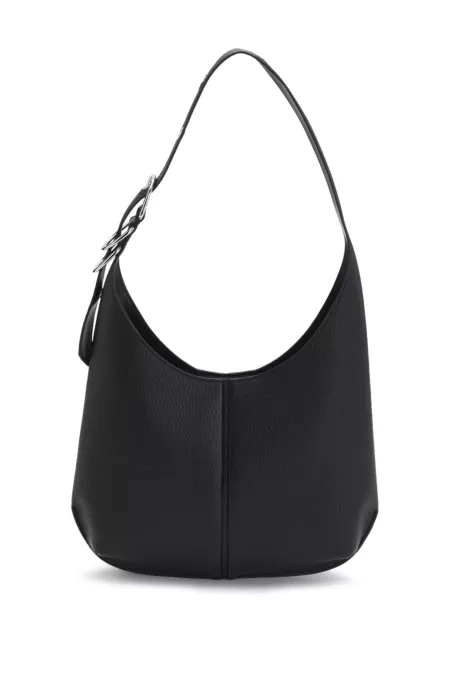 Sac hobo en similicuir avec logo en relief