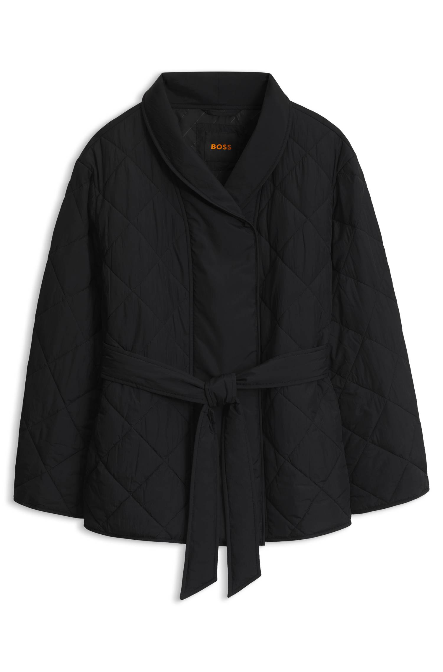 Boss Water-repellent padded jacket with shawl collar jackor dam – bild 4