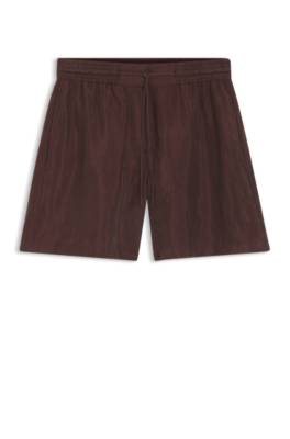 Regular-fit shorts in canvas with drawstring waist 1