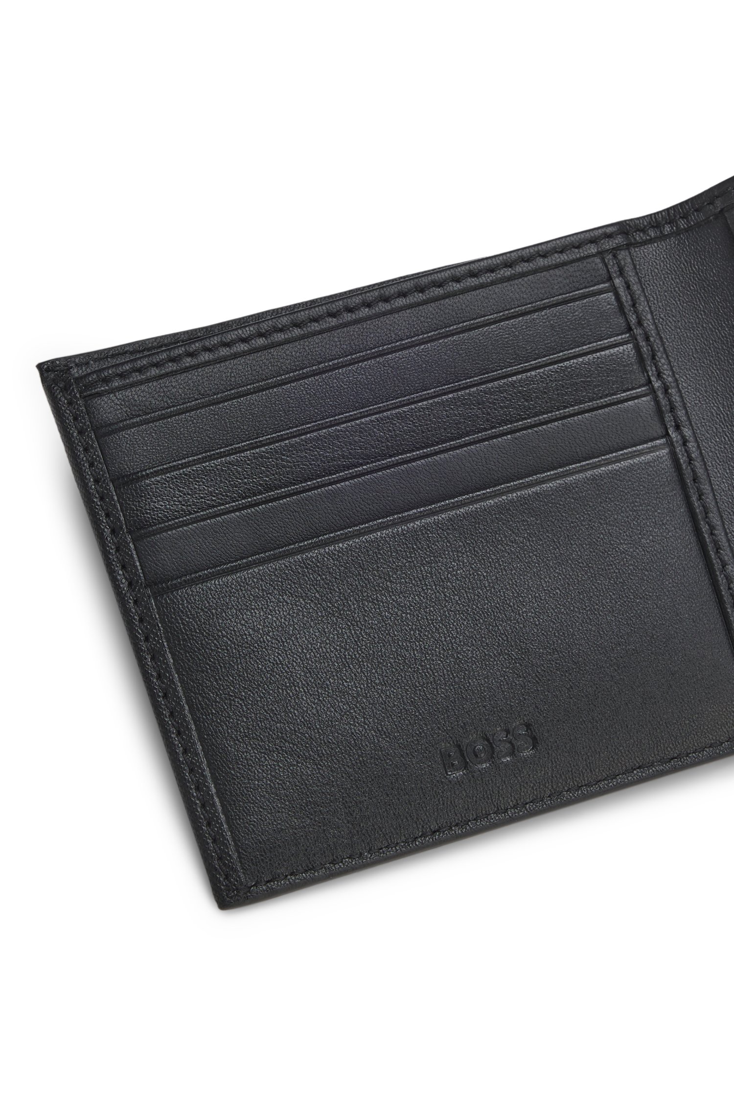 Boss Recycled-leather wallet plånböcker & korthållare herr – bild 2