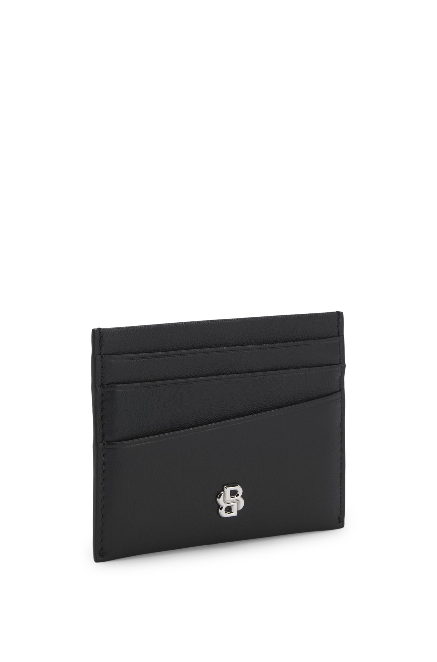 Boss Leather card holder with Double B monogram plånböcker & korthållare herr – bild 3