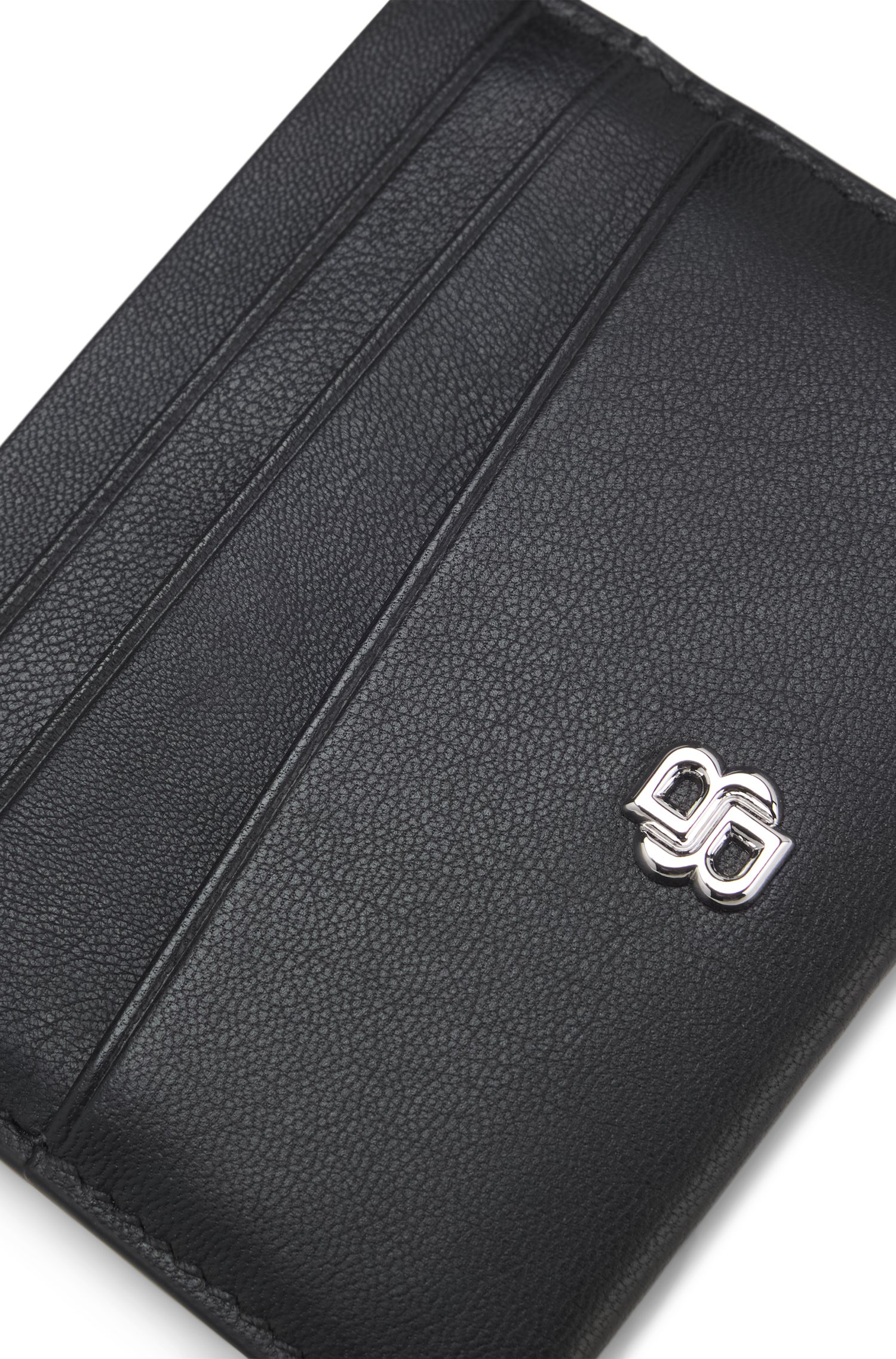 Boss Leather card holder with Double B monogram plånböcker & korthållare herr – bild 2