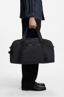 Holdall with wide-set logo detail, Black
