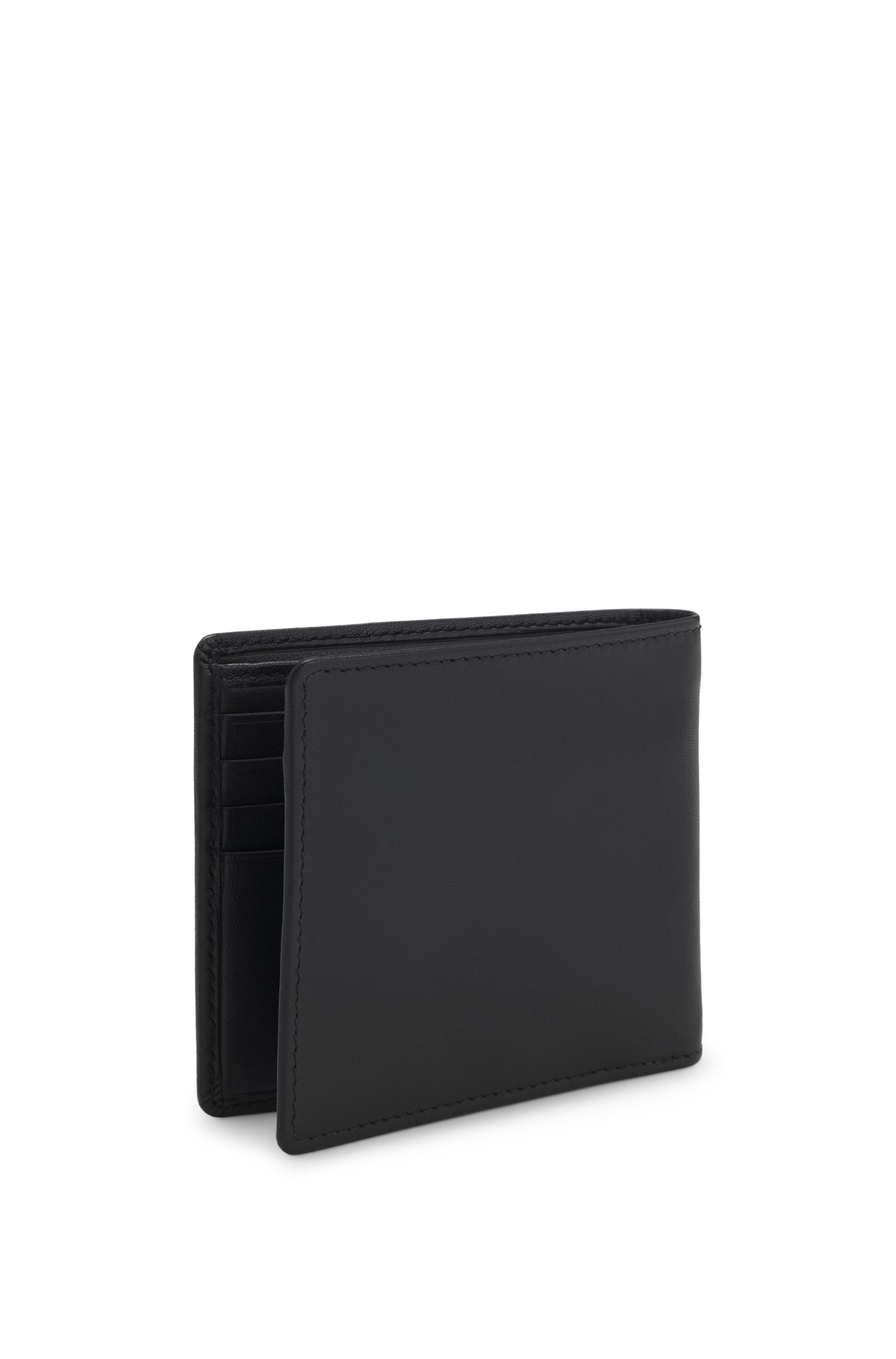 Hugo Leather folding wallet with contrast logo plånböcker & korthållare herr – bild 3