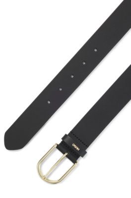 Hugo Leather belt with gold-tone hardware klassiska skärp dam – bild 2