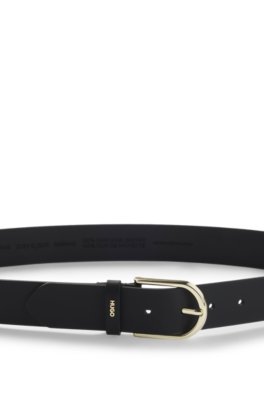 Hugo Leather belt with gold-tone hardware klassiska skärp dam – bild 3