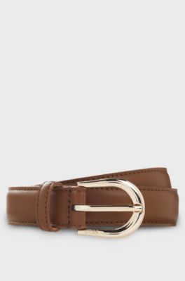 Italian-leather belt, Brown