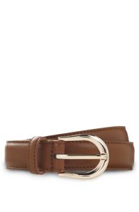 Italian-leather belt, Brown