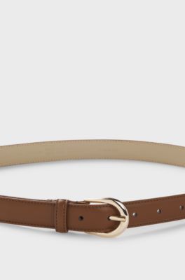 Italian-leather belt, Brown